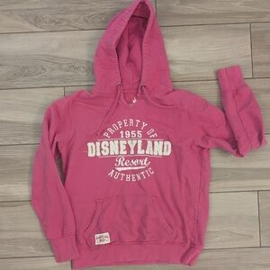 Disneyland Resort V Neck Pink Hoodie